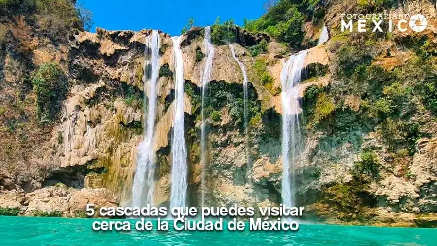 5 cascadas cerca de la Ciudad de México