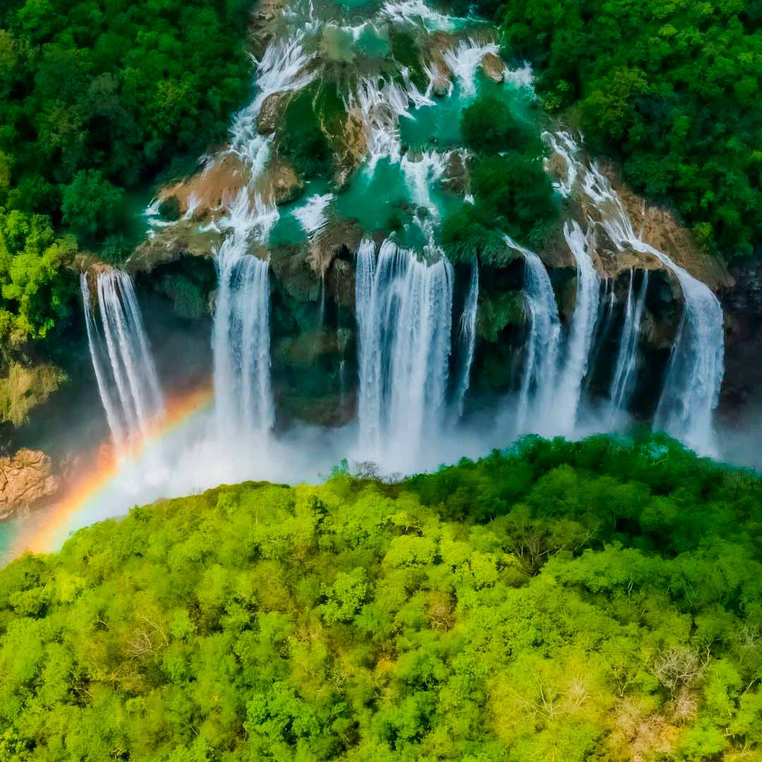 Cascada de Tamul en Chiapas