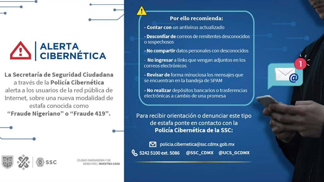 Consiste en una estafa en la que un ciberdelincuente, por medio de un correo electrónico, engancha a sus víctimas haciéndose pasar por un miembro de la realeza de Nigeria.