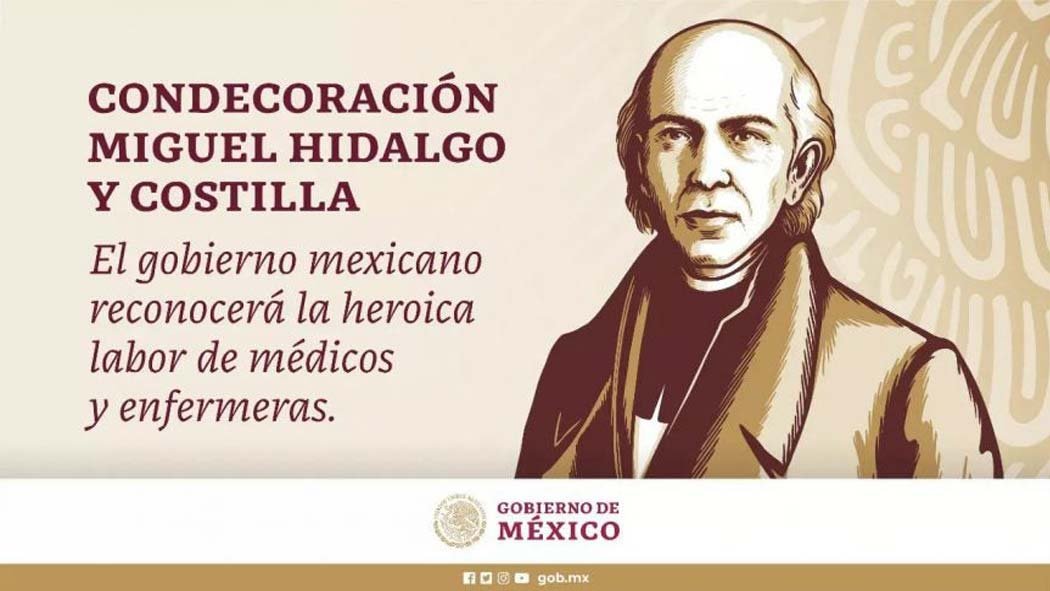 El director general del Instituto Mexicano del Seguro Social (IMSS), Zoé Robledo, explicó que este reconocimiento se ha entregado solamente a 10 personas en cuatro ocasiones. Indicó que la condecoración se divide en cuatro grados, y conforme a ellos se dará al personal médico de primera línea frente al coronavirus. El director general del Instituto Mexicano del Seguro Social (IMSS), Zoé Robledo, explicó que este reconocimiento se ha entregado solamente a 10 personas en cuatro ocasiones. Indicó que la condecoración se divide en cuatro grados, y conforme a ellos se dará al personal médico de primera línea frente al coronavirus.