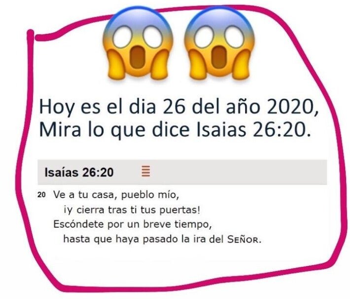 Isaias 26:20 ¿Versículo de la santa biblia predijo la cuarentena?