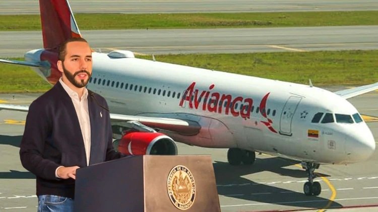 Nayib Bukele aseguró que en el vuelo de Avianca viajaban 12 personas con covid-19