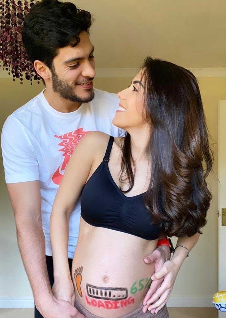 Raúl Jiménez canterano del América y pareja muestran fotos de embarazo