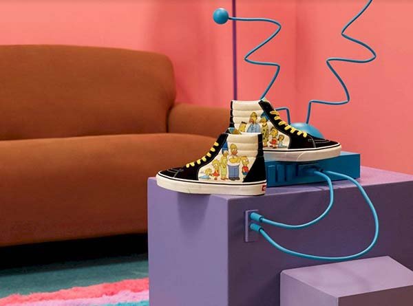 Vans celebra 30 años de Los Simpson con colección de tenis