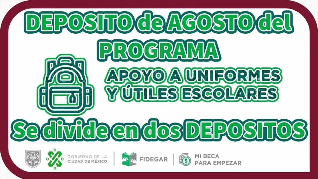 Tomamos la decisión de dividirlo en dos meses, esto lo consultados con padres y madres de familia, a través de el Fidegar y este es el apoyo que damos ahora en agosto, y en septiembre un siguiente apoyo para apoyo a las familias", señaló Claudia Sheinbaum, jefa de gobierno de la CDMX.