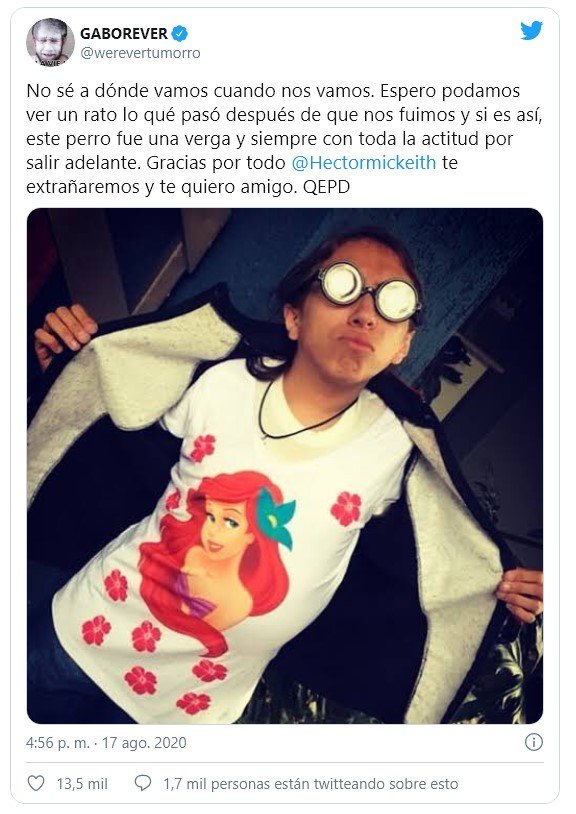 Murió Héctor Mickeith, “Juanito Sirena” Werevertumorro confirma muerte
