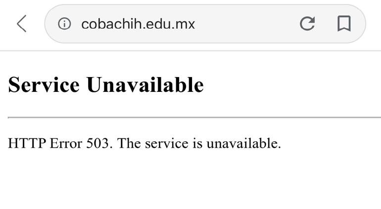 Publican resultados de admisiones y se cae la página de COBACH