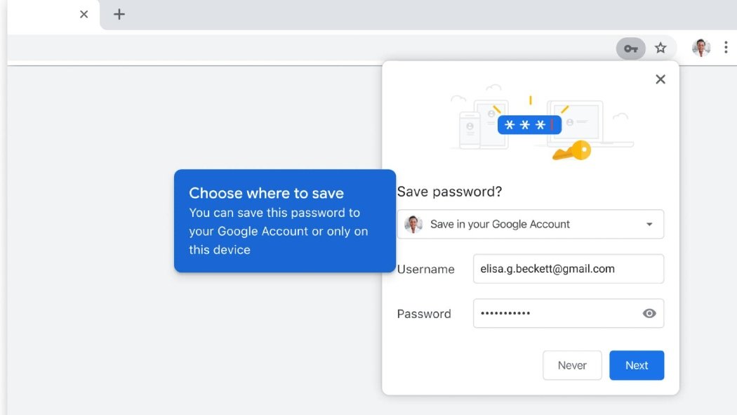 Google Chrome te permitirá guardar las contraseñas en varias cuentas 01