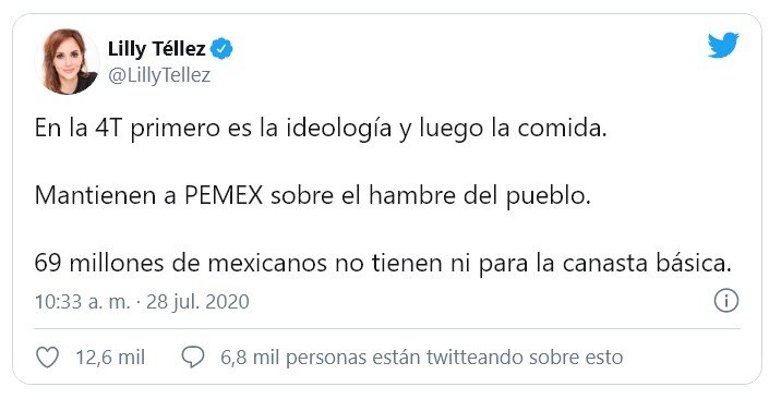Lilly Téllez criticó “Creí en la 4T y resultó ser un fiasco”