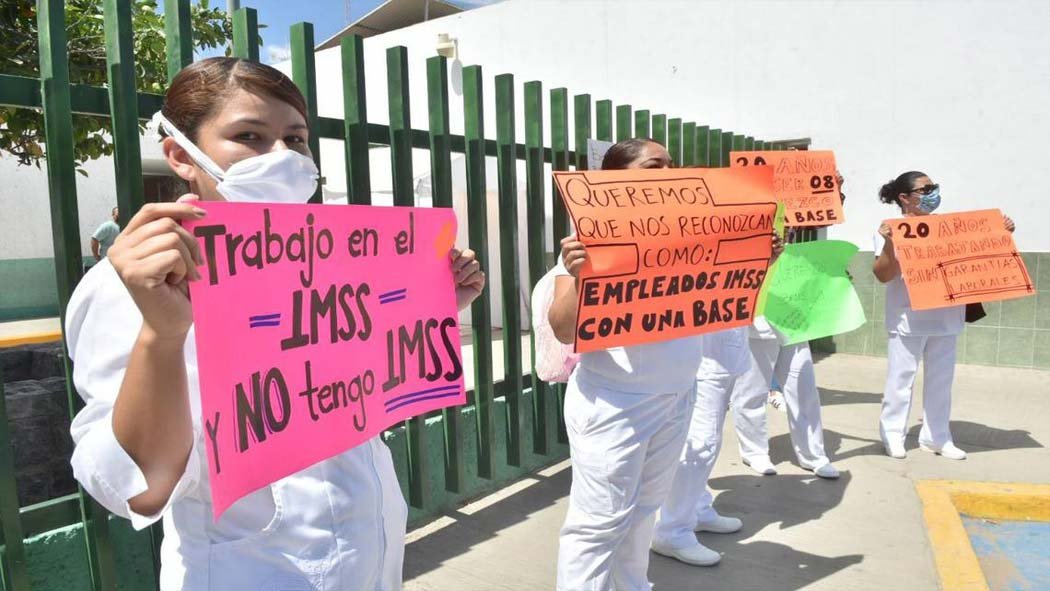 Rafael Soto, vocero de la unión nacional de trabajadores por la salud y enfermero del hospital de cardiología del centro médico Siglo XXI, informó que mañana se llevará a cabo una movilización en 10 estados, ya que durante la pandemia se han mostrado casos de represión.