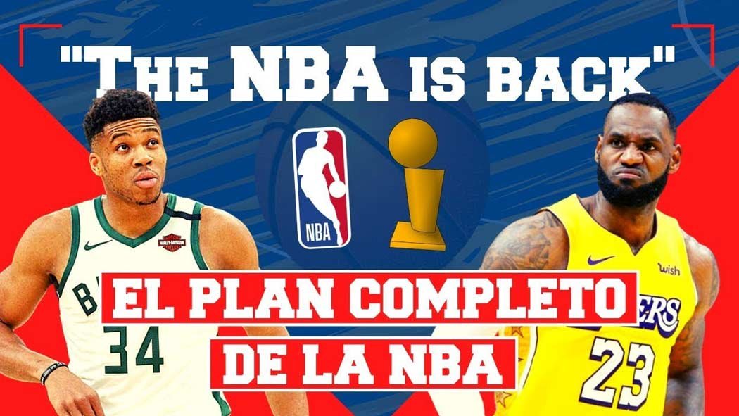 El plan de Adam Silver que hemos venido anunciando estos últimos días en Blogdebasket ya es oficial. La NBA regresa con un formato nuevo. Volverá el 31 de julio, tras un parón de 141 por culpa del coronavirus. Las Finales, de jugarse séptimo partido, podrían llegar hasta el 12 de octubre. El plan de Adam Silver que hemos venido anunciando estos últimos días en Blogdebasket ya es oficial. La NBA regresa con un formato nuevo. Volverá el 31 de julio, tras un parón de 141 por culpa del coronavirus. Las Finales, de jugarse séptimo partido, podrían llegar hasta el 12 de octubre.