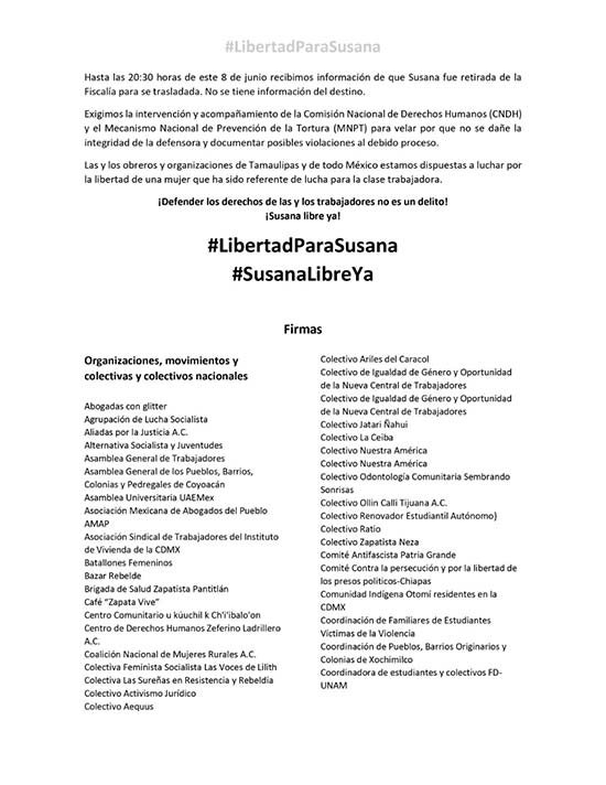 Susana Prieto es detenida en Matamoros y lo transmite en vivo