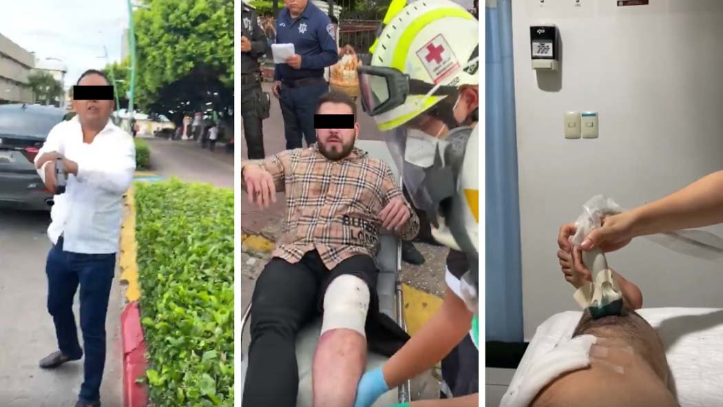 Un guardaespaldas de la hija del gobernador de Chiapas, Rutilio Escandón Cadenas, disparó esta tarde en contra de la expareja de la joven en pleno centro de Tuxtla Gutierrez. Un guardaespaldas de la hija del gobernador de Chiapas, Rutilio Escandón Cadenas, disparó esta tarde en contra de la expareja de la joven en pleno centro de Tuxtla Gutierrez.