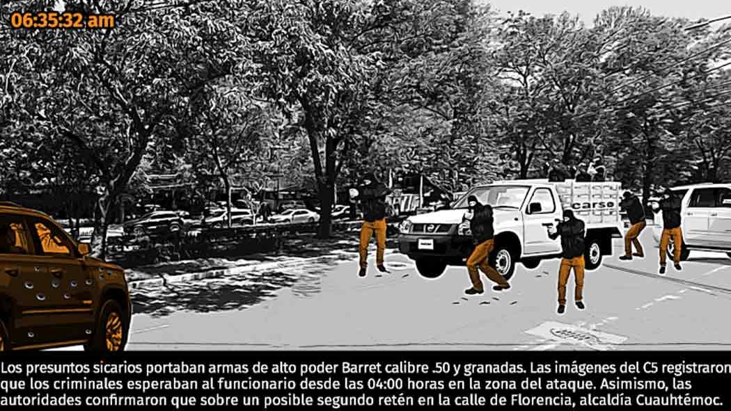 Video Omar García Harfuch sufre atentado así fue el ataque paso paso