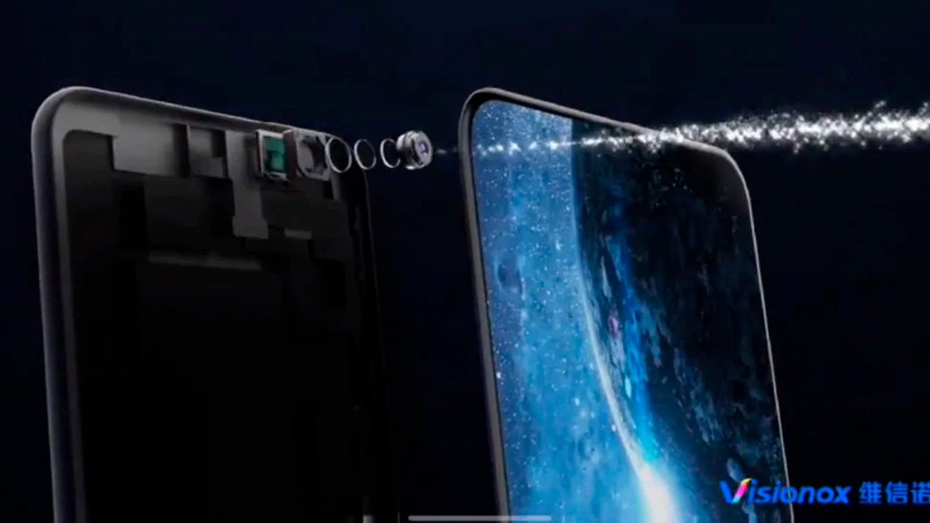 Ya estaría en producción un teléfono con cámara en la pantalla 01