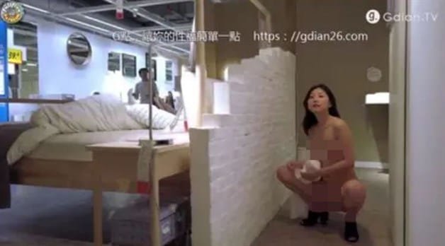 Video viral de mujer donde se masturba en mueblería IKEA China