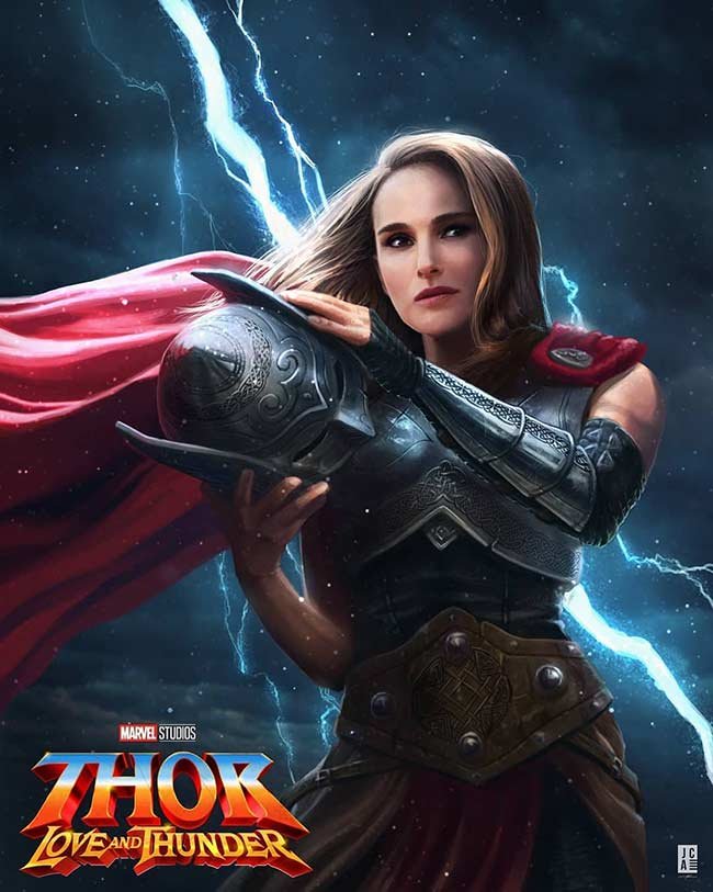 Un fanart muestra cómo lucirá Natalie Portman con el traje asgardiano