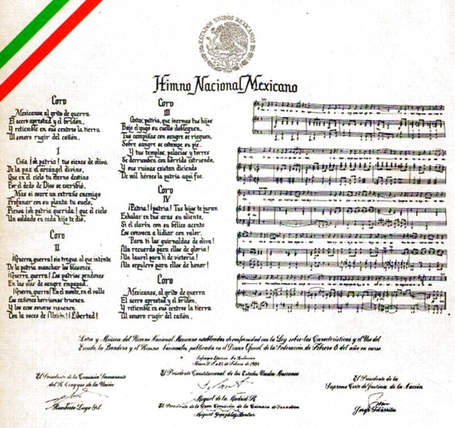 Himno Nacional mexicano, te contamos cual es su verdadera historia