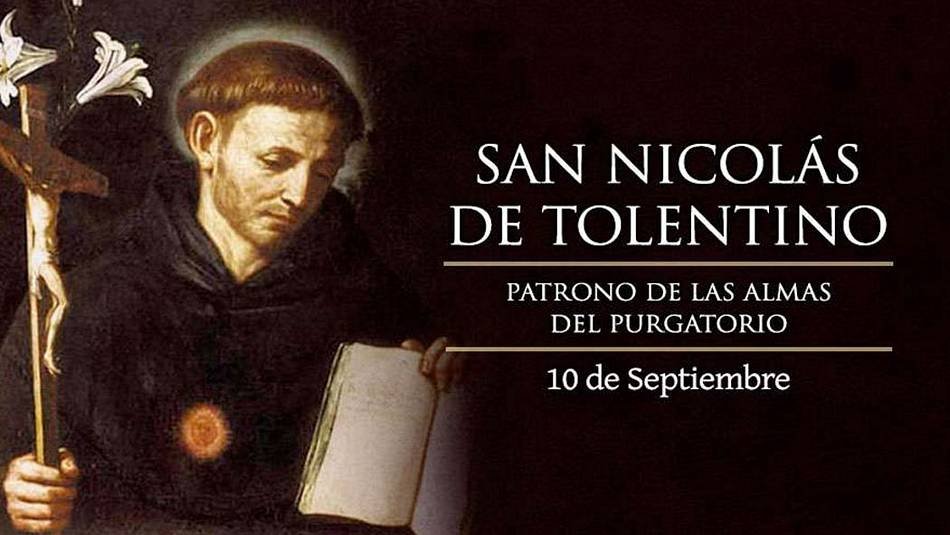 Nicolás es un nombre masculino de origen griego. Su significado es 'pueblo victorioso'. Hoy, en España, 58.372 hombres celebran su santo gracias a San Nicolás de Tolentino.católico es el conjunto de personas reconocidas por la Iglesia Católica como santos o beatos en una fecha del calendario determinada. Hoy, como todos los días, se celebra el reconocimiento de uno o varios santos. Santoral católico ¿Qué santo se celebra el 10 de Septiembre?