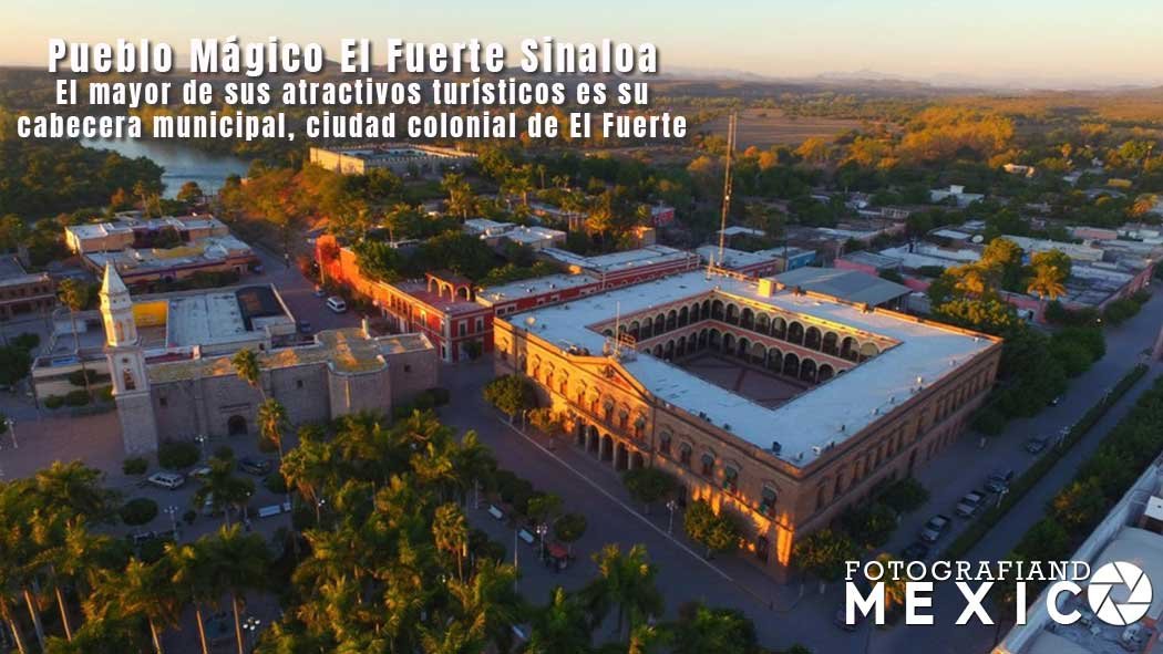 El nombre de El Fuerte deriva de una fortaleza construida en este lugar en el siglo XVII. El nombre de El Fuerte deriva de una fortaleza construida en este lugar en el siglo XVII.