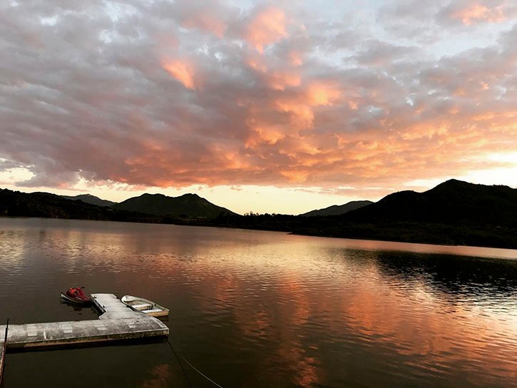 Presa Corrinchis en el Pueblo Mágico Mascota en Jalisco