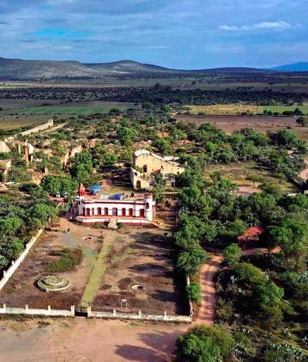 Ex Hacienda Santa Brígida en el Pueblo Mágico Mineral de Pozos en Guanajuato