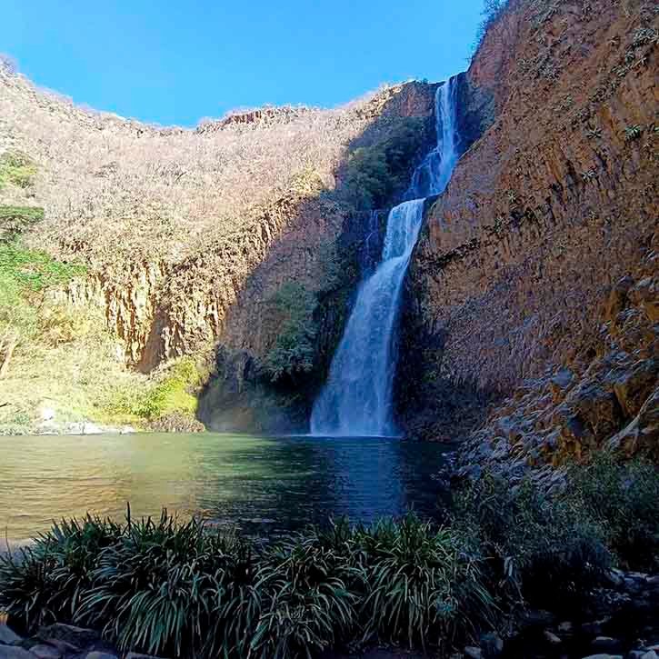Atractivos turísticos del&nbsp;Pueblo Mágico Tapalpa en Jalisco - Salto del Nogal