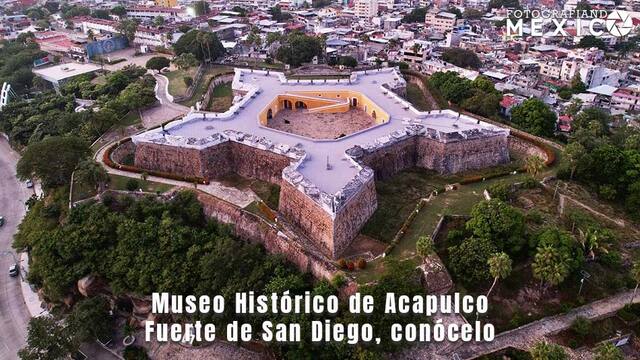 El Museo Histórico de Acapulco Fuerte de San Diego es el monumento histórico más relevante de Acapulco