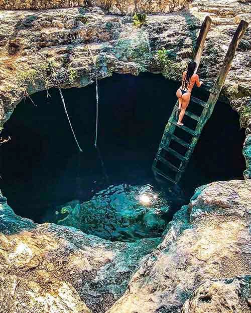 Cenote Calavera en Tulum Yucatán, guía de viaje y precios