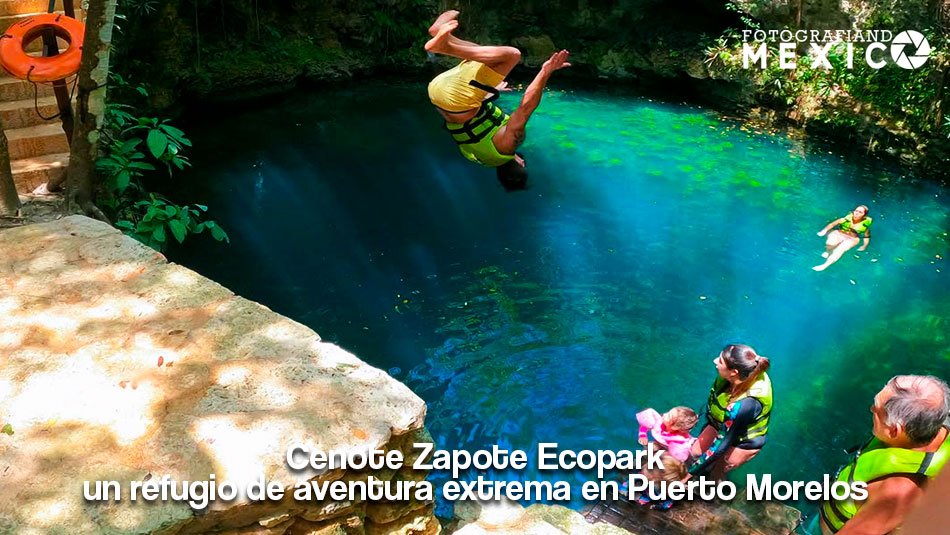 Cenote Zapote Ecopark en Puerto Morelos: precios de entrada, horarios y cómo llegar