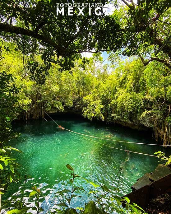 Dónde se encuentra el Cenote Verde Lucero