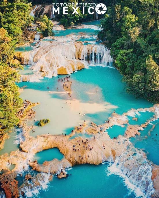 Cascadas de Agua Azul en Chiapas Cascadas de Agua Azul