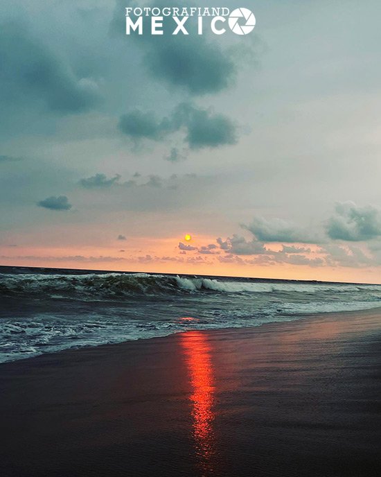 Atardecer en las playas de Chiapas Playas de Chiapas
