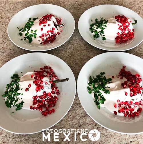 Receta de chiles en nogada