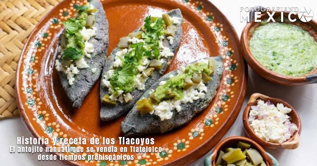 Historia de los Tlacoyos y receta de unos rellenos de Frijol