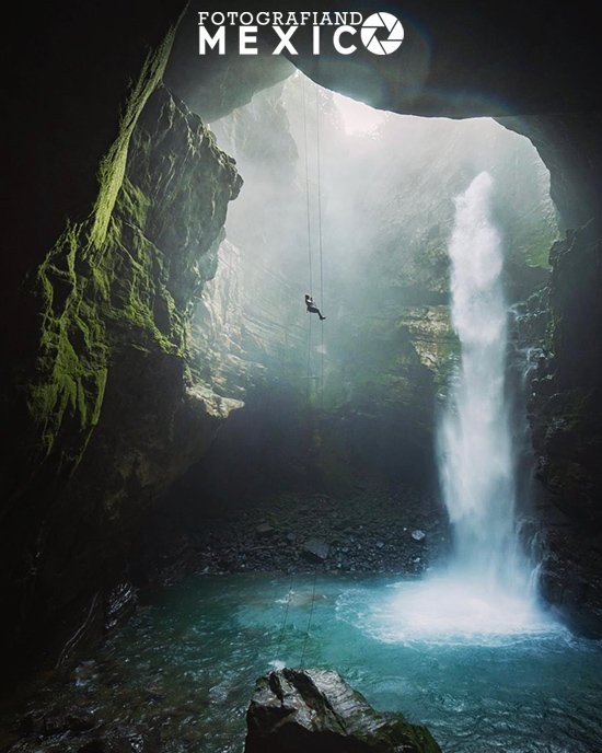 Sótano de Popocatl rapel