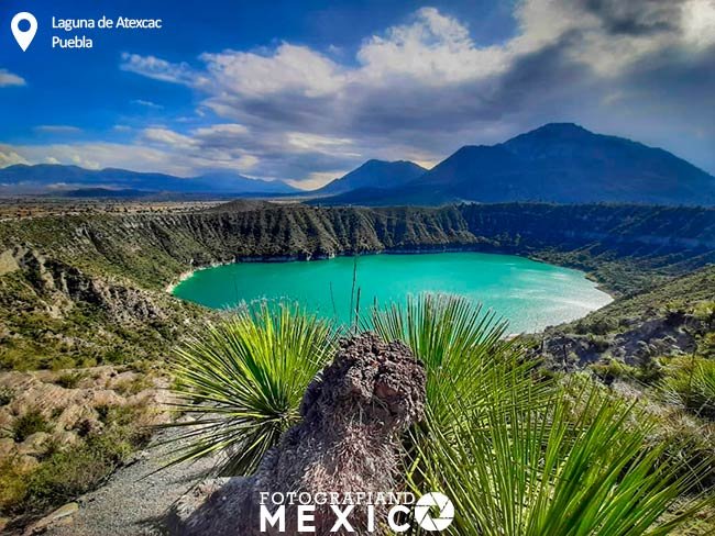 Laguna de Atexcac en Puebla