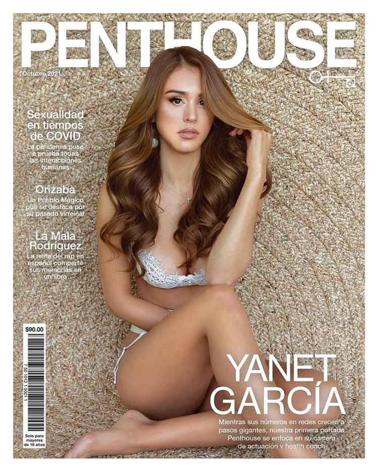 Yanet García luce sensual en la portada de Penthouse México