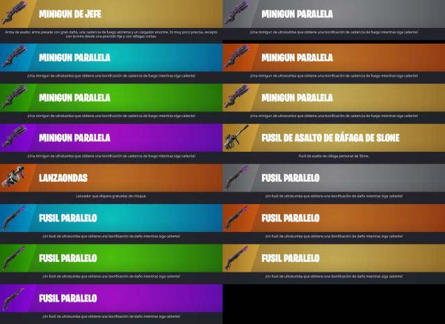 Armas nuevas de la Temporada 8 de Fortnite Capítulo 2