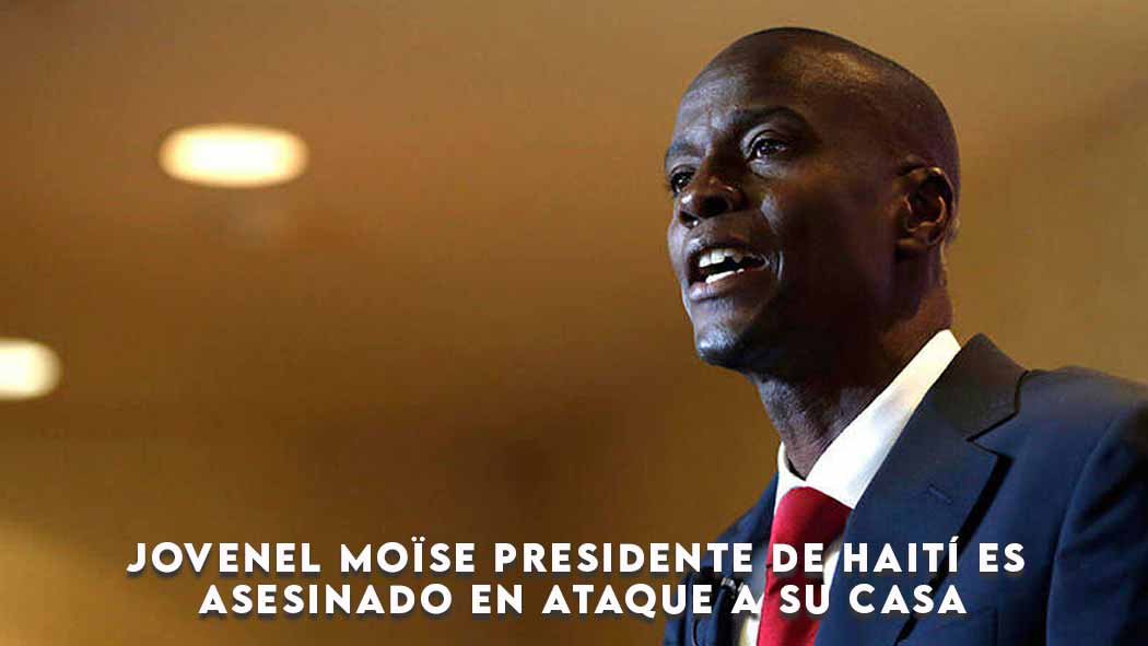 El presidente de Haití, Jovenel Moise, fue asesinado a tiros por atacantes no identificados en su residencia privada en Puerto Príncipe durante esta noche, informó el primer ministro interino, Claude Joseph. El presidente de Haití, Jovenel Moise, fue asesinado a tiros por atacantes no identificados en su residencia privada en Puerto Príncipe durante esta noche, informó el primer ministro interino, Claude Joseph.