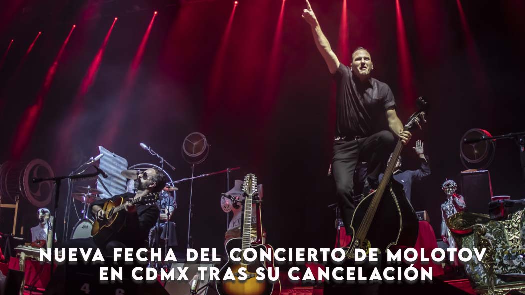 La banda Molotov pospuso el concierto que daría la noche de este jueves en la curva cuatro del Autódromo Hermano Rodríguez en la Ciudad de México.