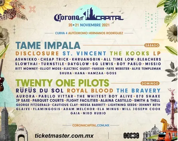 Corona Capital 2021: precio de boletos y cuándo inicia la venta