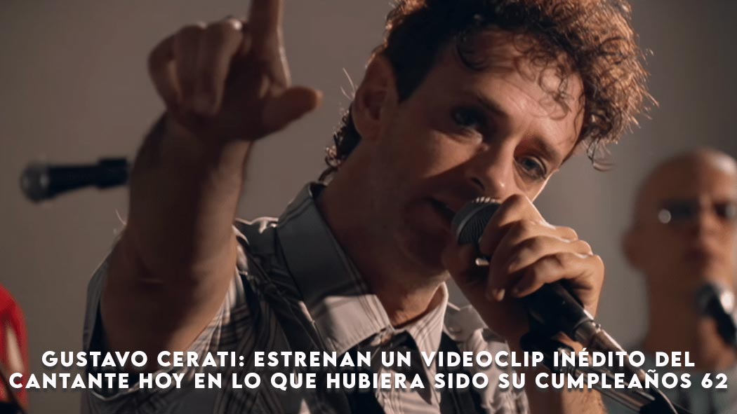 Gustavo Cerati: estrenan un videoclip inédito del cantante hoy en lo que hubiera sido su cumpleaños 62
