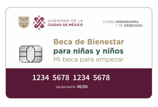 Así será la nueva tarjeta del programa “Mi Beca para Empezar”