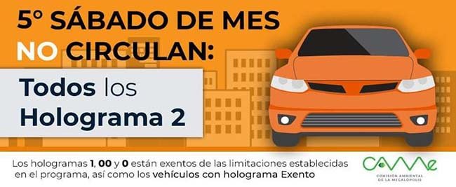 Hoy no circula para el Sábado 7 de Agosto 2021 CDMX, Edomex Hoy no circula para el Sábado 7 de Agosto 2021 CDMX, Edomex