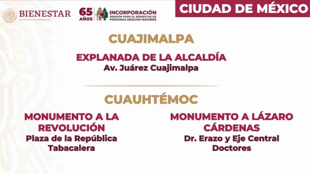 Inicia registro pensión del bienestar CDMX; requisitos y fechas