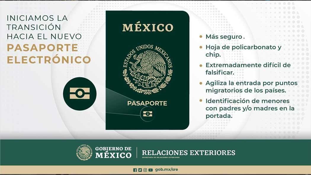 La Secretaría de Relaciones Exteriores (SRE) presentó el pasaporte electrónico que ya comenzó a emitirse en las oficinas de México, así como en algunos consulados de Estados Unidos; las autoridades afirmaron que con esta transición es uno de los 15 más seguros del mundo. Pasaporte electrónico: ¿Cómo tramitarlo y cuánto cuesta?