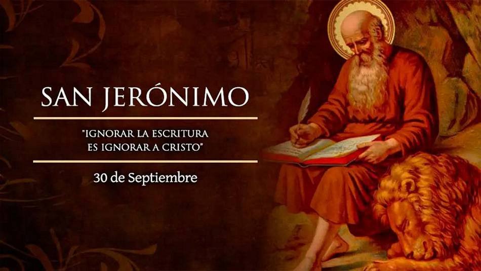 Durante la jornada de hoy se conmemora la vida y obra de diferentes santos, entre los cuales, destaca San Jerónimo, un presbítero que acercó las Sagradas Escrituras a los fieles. Santoral católico ¿Qué santo se celebra el 30 de Septiembre?