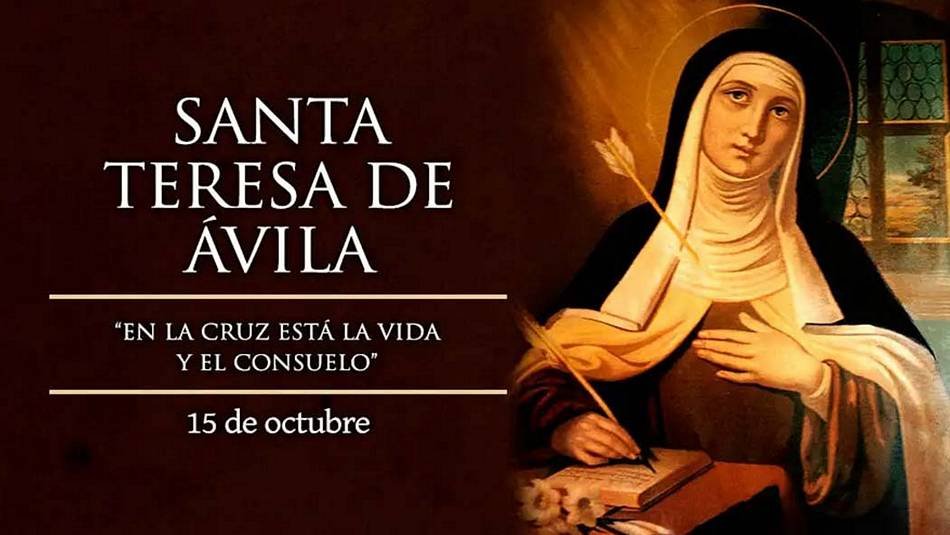 El santoral católico rinde tributo este 15 de octubre a la mística española Santa Teresa de Jesús. Santoral católico: ¿Qué santo se celebra hoy 15 de Octubre?