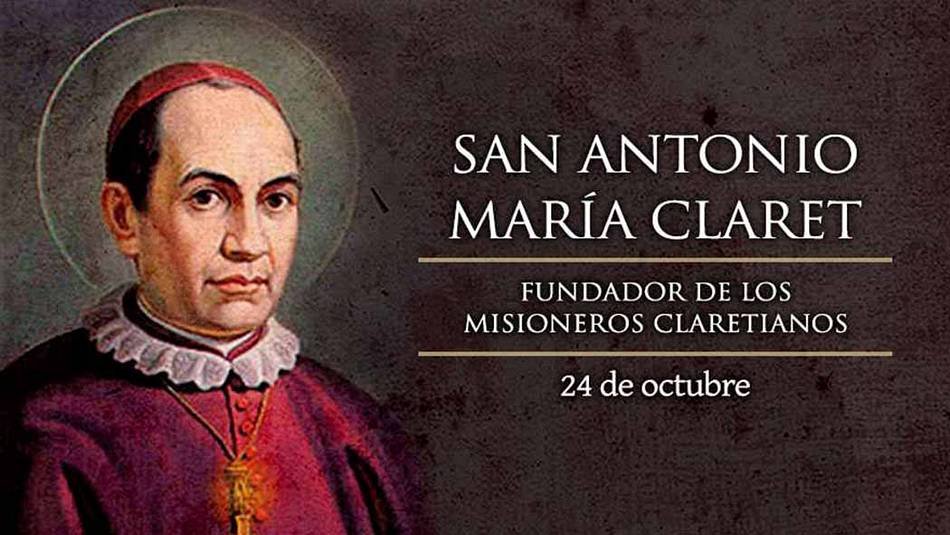 San Antonio María Claret fue un sacerdote que nació en la localidad barcelonesa de Sallent y ejerció con gran celo su función, hasta que fundó la Congregación de los Misioneros del Corazón de María. Santoral católico ¿Qué santo se celebra hoy 24 de Octubre?